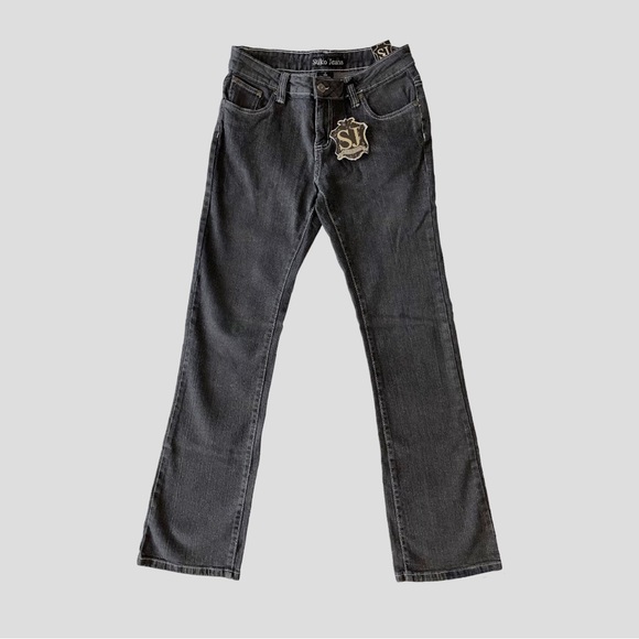 Suko Jeans Grey Mid-Rise Bootcut Jeans - Picture 1 of 3